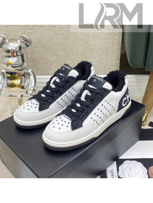 Chanel Fabric & Suede Sneakers G38038 Black 2021