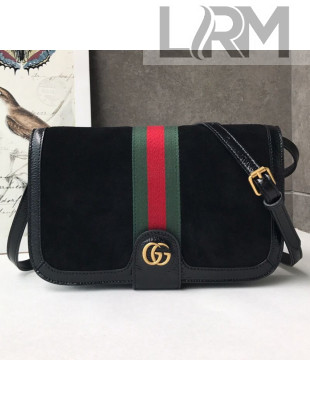 Gucci Ophidia Suede Messenger Shoulder Bag 548304 Black 2018