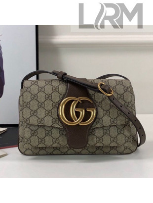 Gucci Arli GG Small Shoulder Bag 550129 Coffee 2019