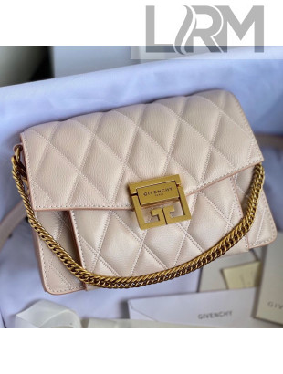 Givenchy Quilted lambskin Small GV3 Crossbody Bag White 2021
