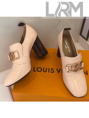 Louis Vuitton SWIFT Loafers Pump in Cream Patent Leather 2020