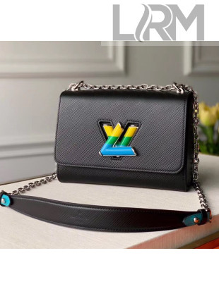 Louis Vuitton Twist MM Limited Edition Bag In Epi Leather M56327 Black 2020