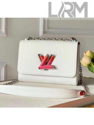 Louis Vuitton Twist MM Limited Edition Bag In Epi Leather M53327 White 2020