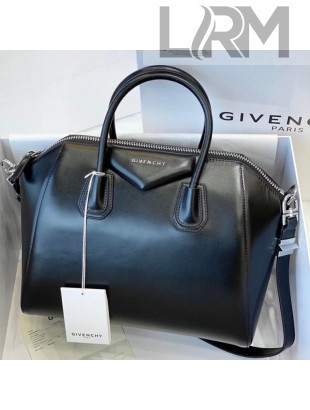 Givenchy Antigona Medium Bag in Shiny Smooth Leather Black/Silver 2021