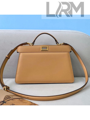 Fendi Peekaboo ISeeU East-West Bag in Apricot Leather 2020