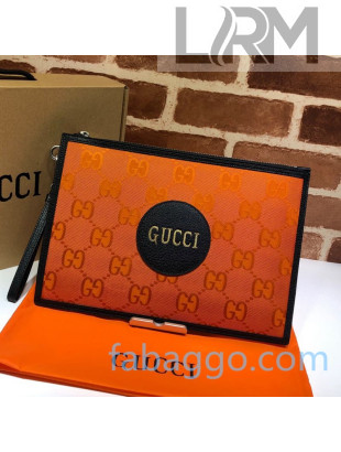 Gucci Off The Grid GG Nylon Pouch 625598 Orange 2020