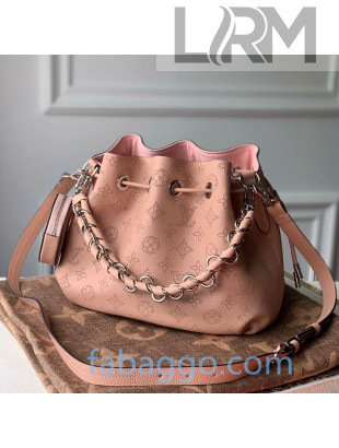 Louis Vuitton Mahina Muria Bucket Bag in Monogram Perforated Calfskin M55798 Pink 2020
