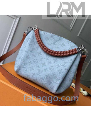Louis Vuitton Mahina Babylone BB Chain Bag in Monogram Perforated Calfskin M53153 Blue/Brown 2020