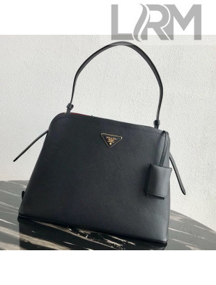 Prada Matinee Shoulder Bag 1BA249 Black 2019