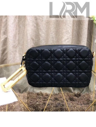 Dior Lambskin Diorquake Clutch Bag Black 2018