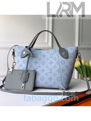 LouiLouis Vuitton Mahina Hina PM Bag in Monogram Perforated Calfskin M55905 Blue/Gray 2020 