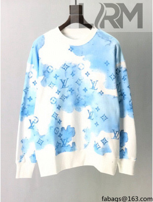 Louis Vuitton Sweater LV21080523 White/Blue 2021