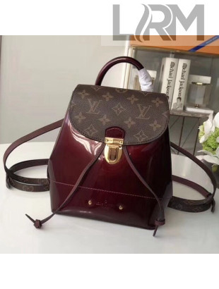 Louis Vuitton Hot Springs Backpack in Monogram Canvas/Patent Leather Burgundy 2018