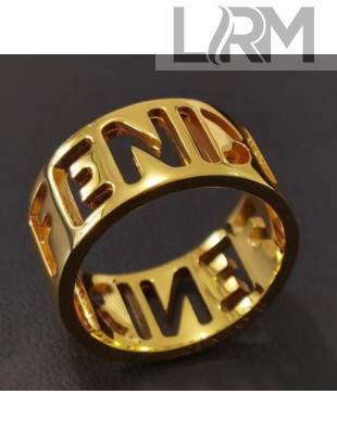 Fendi Ring Gold 2021 02