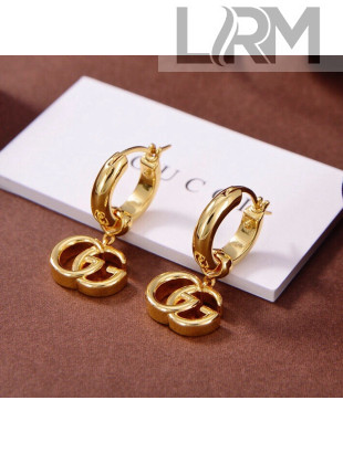 Gucci GG Short Earrings Gold 2021 17