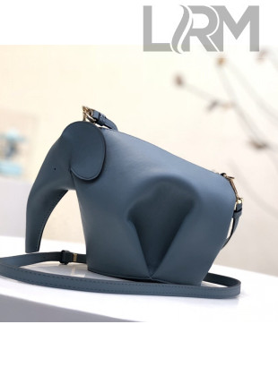 Loewe Elephant Mini Bag in Classic Calfskin Grey 2021