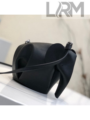 Loewe Elephant Mini Bag in Classic Calfskin Black 2021