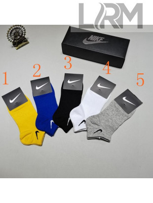 Nike Logo Cotton Socks 5 Colors 2021