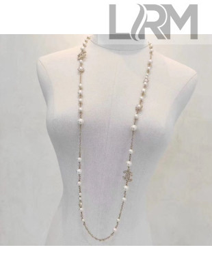Chanel Pearl Long Sweater Necklace 03 2019