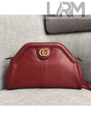 Gucci Leather RE(BELLE) Small Shoulder Bag ‎524620 Red 2018