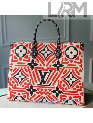 Louis Vuitton LV Crafty Onthego GM Tote Bag M45358 Red 2020