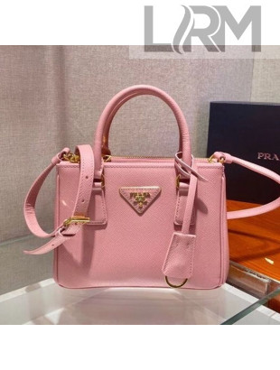Prada Galleria Saffiano Leather Micro Bag 1BA906 Pink 2020
