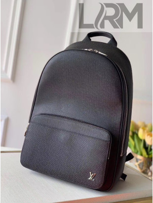 Louis Vuitton Men's Alex Backpack with Silver LV Emblem M30258 Black 2020