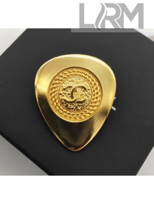 Chanel Brass Heart Brooch 33 2020