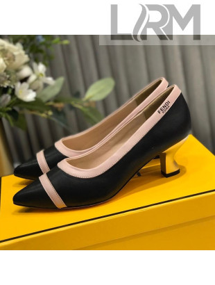 Fendi Colibri Calfskin Pumps 5.5cm Black 2020