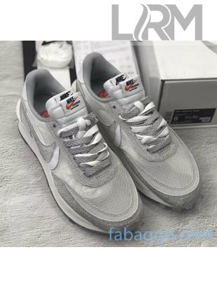 Nike x Sacai x Dior Mesh Sneakers Grey 2020 (For Women and Men)