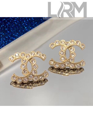 Chanel Crystal CC Earrings 43 2020