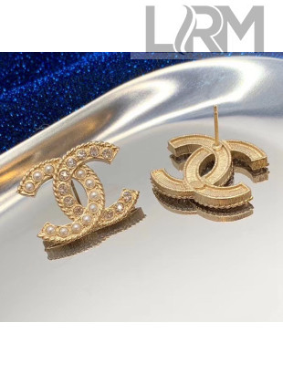Chanel Crystal CC Earrings 45 2020