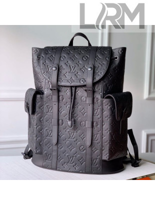 Louis Vuitton Men's Christopher PM Monogram Embossed Leather Backpack N41379 2019