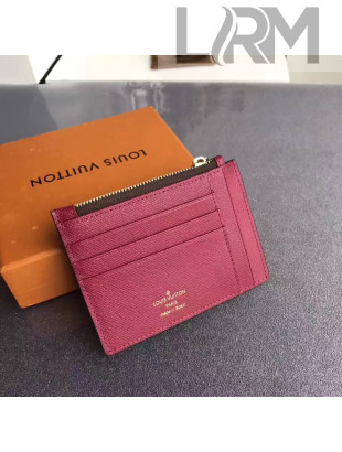 Louis Vuitton Monogram Canvas and Leather Card Holer Fuchsia