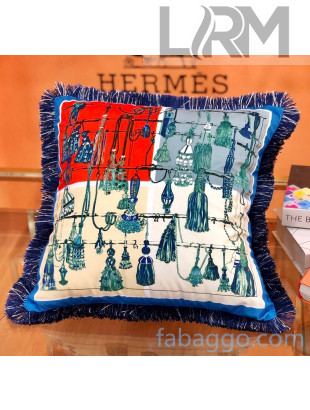 Hermes Throw Pillow 45x45cm H2082408 Blue 2020