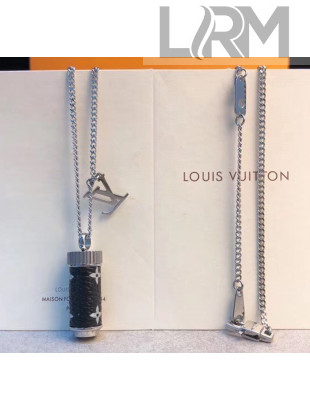 Louis Vuitton Black Monogram canvas Necklace 07 2020