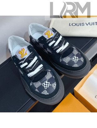 Louis Vuitton LV Ollie Damier Canvas Sneakers 1A8Q1M Black 2021 (For Women and Men)