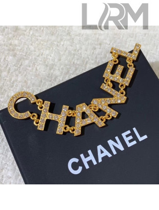 Chanel Crystal Logo Brooch 61 2020