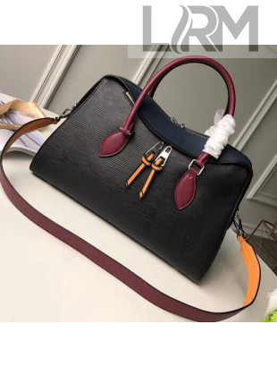 Louis Vuitton Epi Leather/Cafskin Tuileries Top Handle Bag M54387 Noir 2018