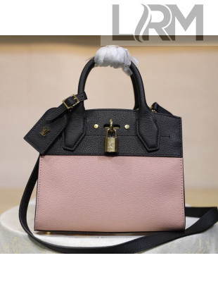 Louis Vuitton City Steamer Mini Top Handle Bag M53804 Black/Pink 2019