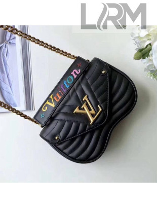 Louis Vuitton Calfskin New Wave Chain PM Bag M51683 Black 2018