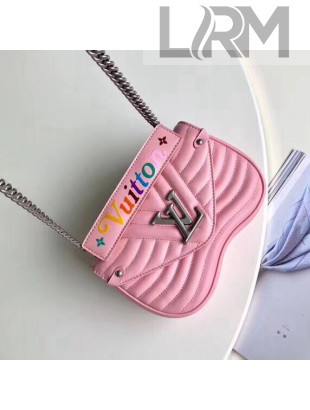 Louis Vuitton Calfskin New Wave Chain PM Bag M51933 Pink 2018