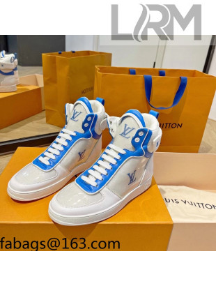 Louis Vuitton Boombox Sneaker Boots Blue 2021 112454