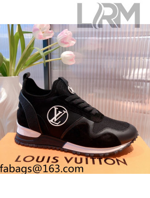 Louis Vuitton Run Away Sneakers Black/White 2021 112458