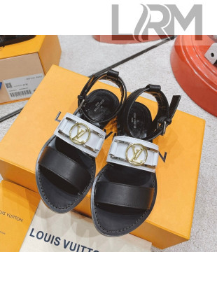 Louis Vuitton Academy Flat Sandals White 2022