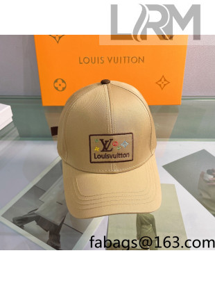 Louis Vuitton Canvas Baseball Hat Beige 2022 040203