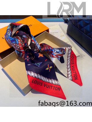 Louis Vuitton Silk Bandeau Scarf 8x120cm Red 2022 14