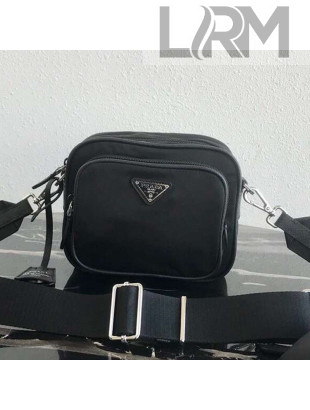 Prada Nylon Camera Shoulder Bag Black 2019