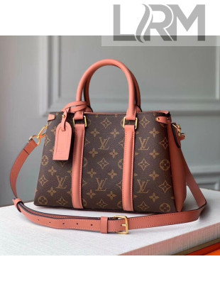Louis Vuitton Monogram Canvas Soufflot BB Open Top Handle Bag M44815 Pink 2019