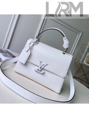 Louis Vuitton Grenelle PM Top Handle Bag in Epi Leather M53834 Blanc White 2019